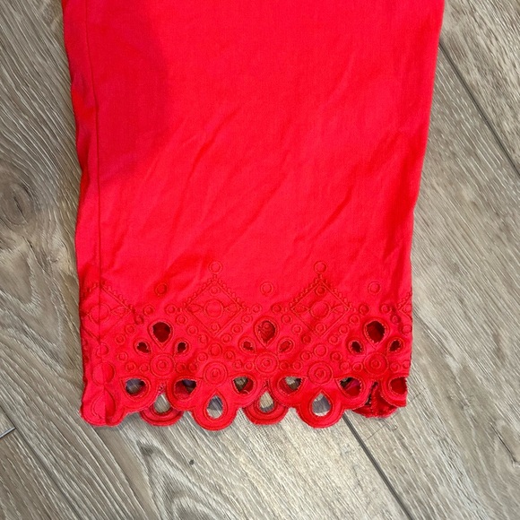 Chico’s red pull on pants - Picture 2 of 3